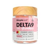 Simple Leaf Delta 9, CBD CBG Sativa Gummies 900mg 30ct