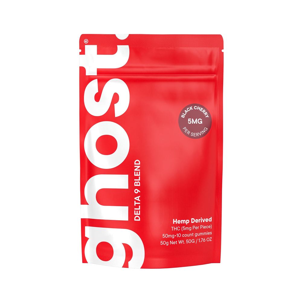 Ghost Delta 9 Blend Gummies Black Cherry 50mg 10ct