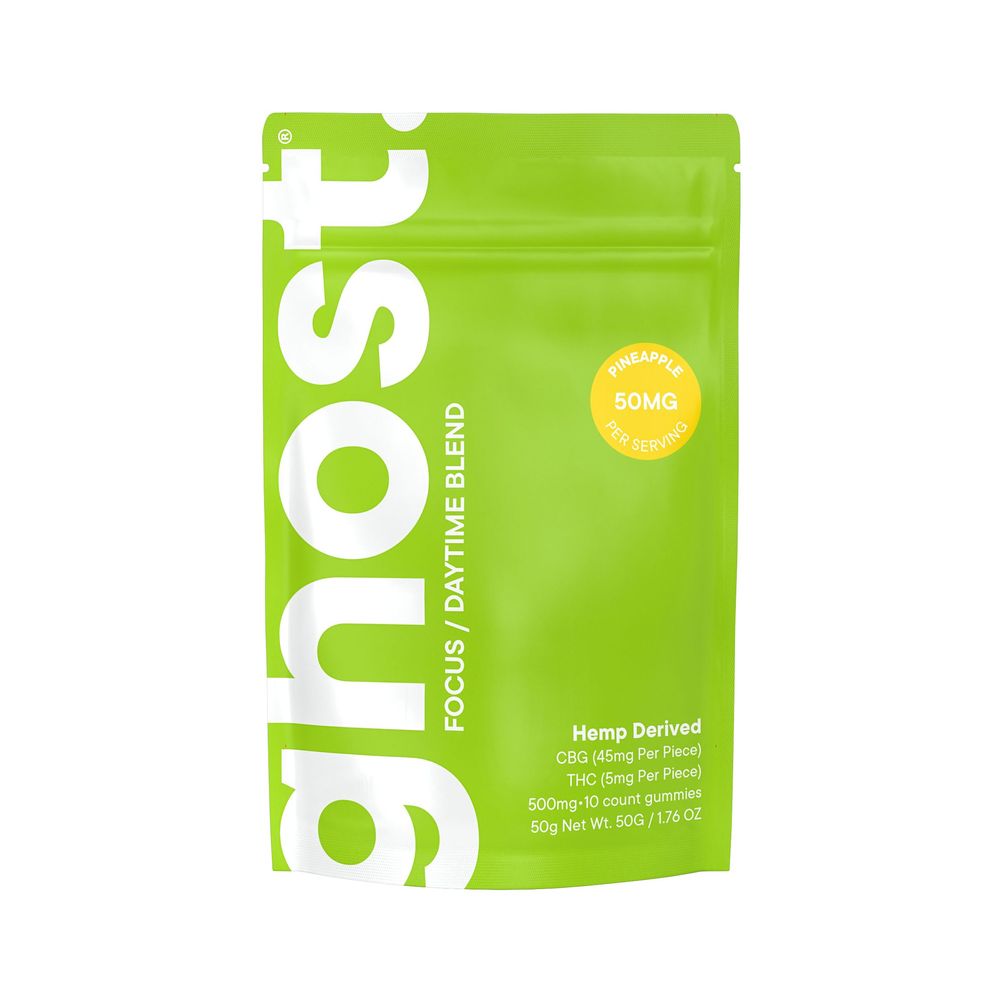 Ghost Focus Blend Gummies Pineapple 500mg 10ct