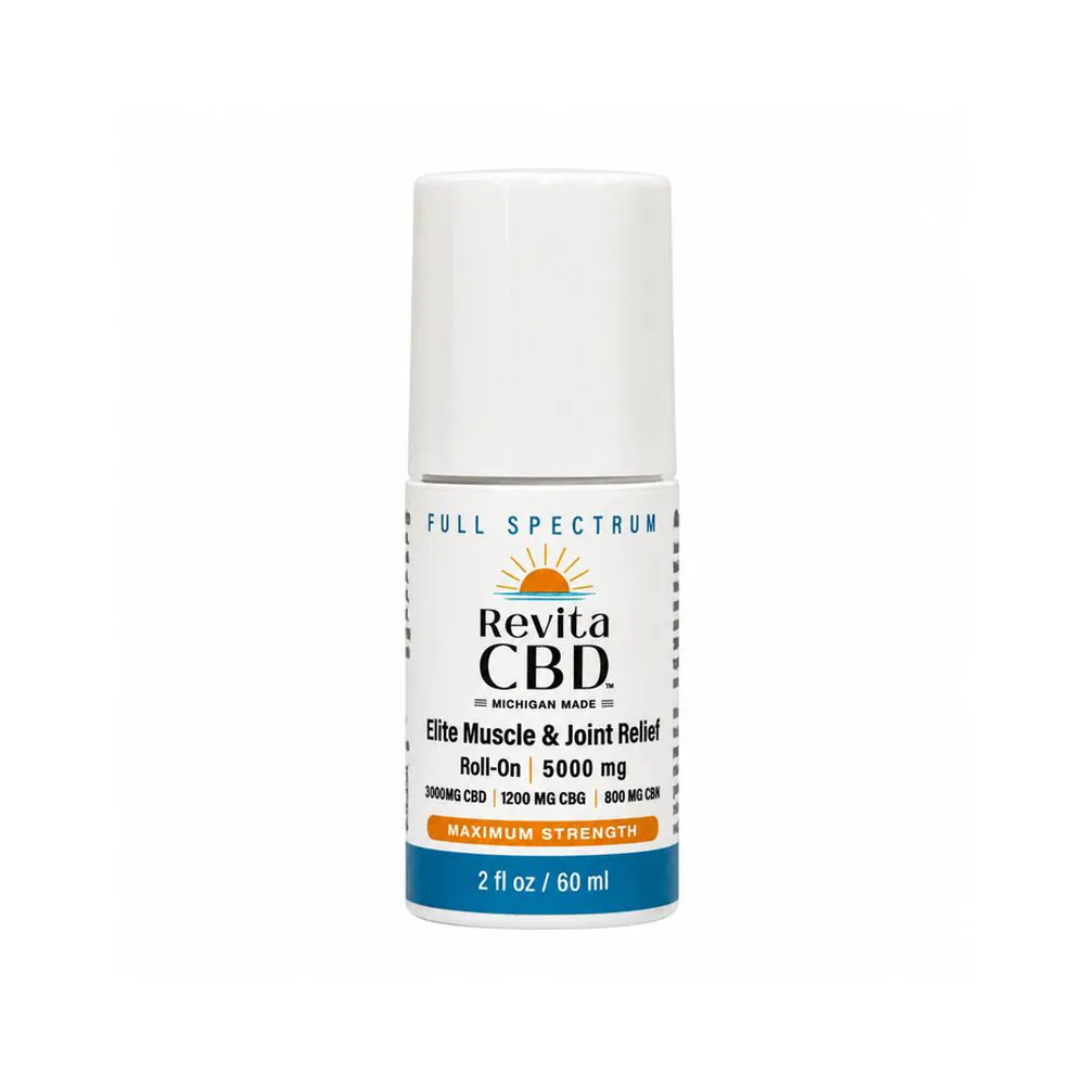 RevitaCBD CBD Muscle Joint Roll On 5000mg 2oz